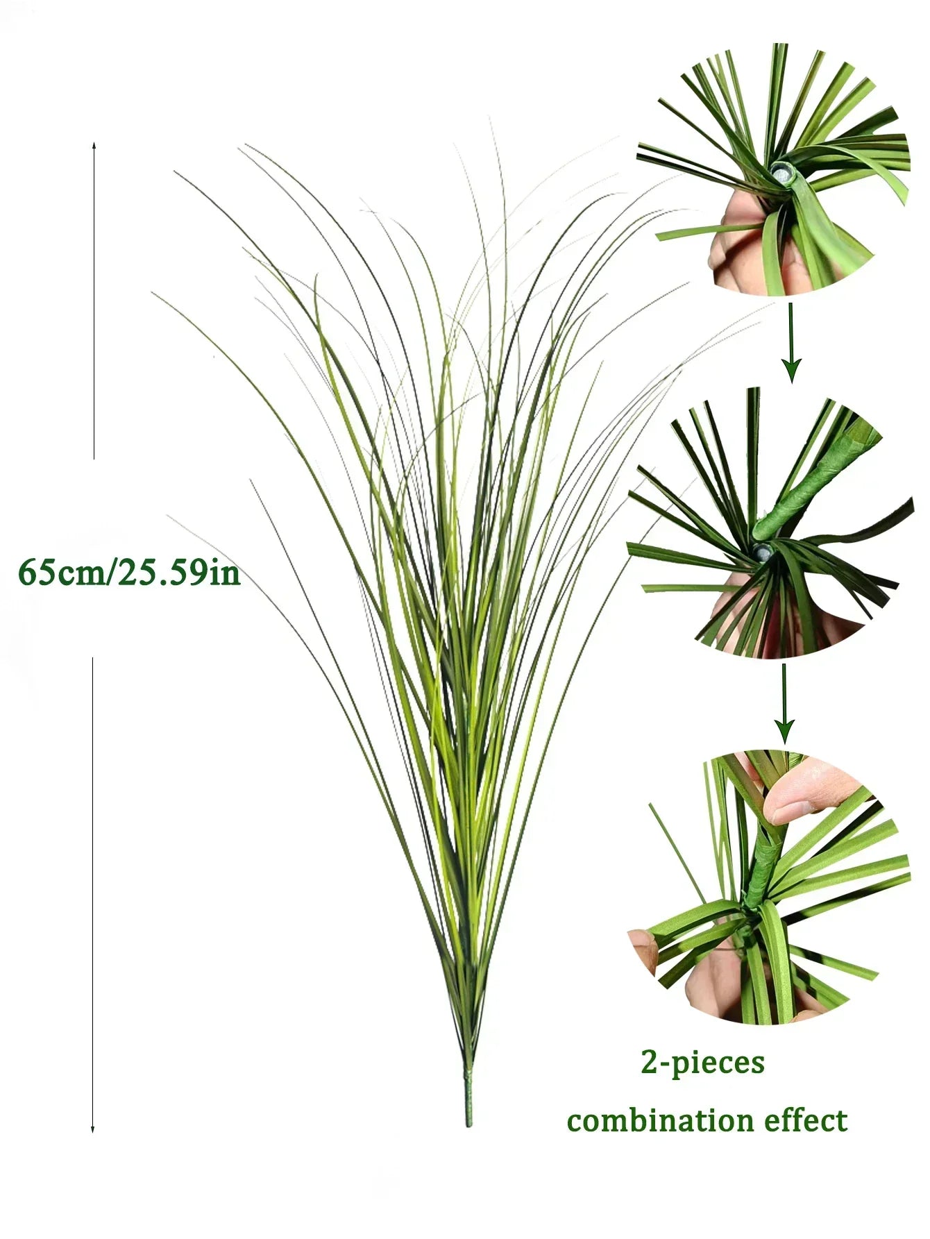 Artificial Reed Grass Plant Large Tropical Decorative Greenery