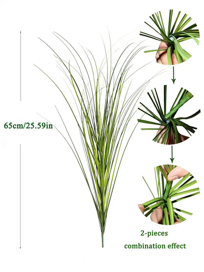 Artificial Reed Grass Plant Large Tropical Decorative Greenery