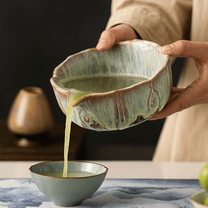 Artisan Matcha Tea Ceremony Set Handcrafted Ceramic Bowl Collection
