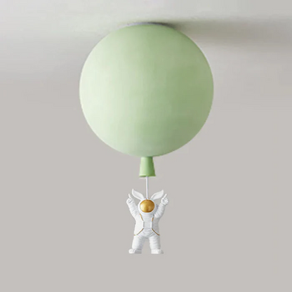 Astronaut Moon LED Ceiling Light for Kids Bedroom and Nursery