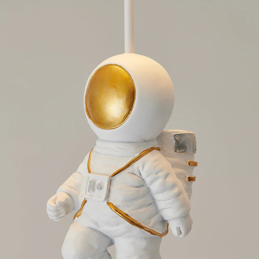 Astronaut Moon LED Ceiling Light for Kids Bedroom and Nursery
