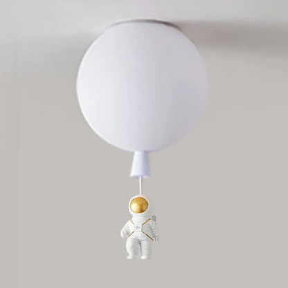 Astronaut Moon LED Ceiling Light for Kids Bedroom and Nursery