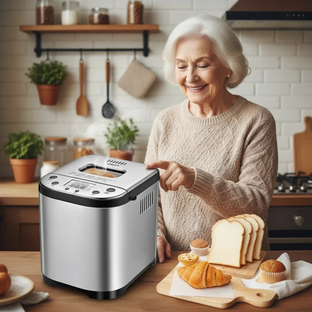 Automatic Bread Maker Digital Control Electric Kitchen Appliance