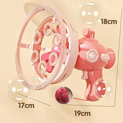 Automatic Bubble Gun Toy for Kids Outdoor Party and Backyard Play