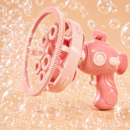Automatic Bubble Gun Toy for Kids Outdoor Party and Backyard Play