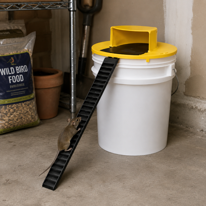 Automatic Bucket Mouse Trap Lid 4 Pack for Rodent Control