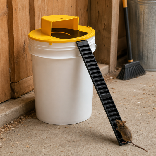 Automatic Bucket Mouse Trap Lid 4 Pack for Rodent Control
