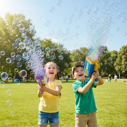 Automatic Lithium Battery Bubble Machine Handheld Toy for Kids Outdoor Play