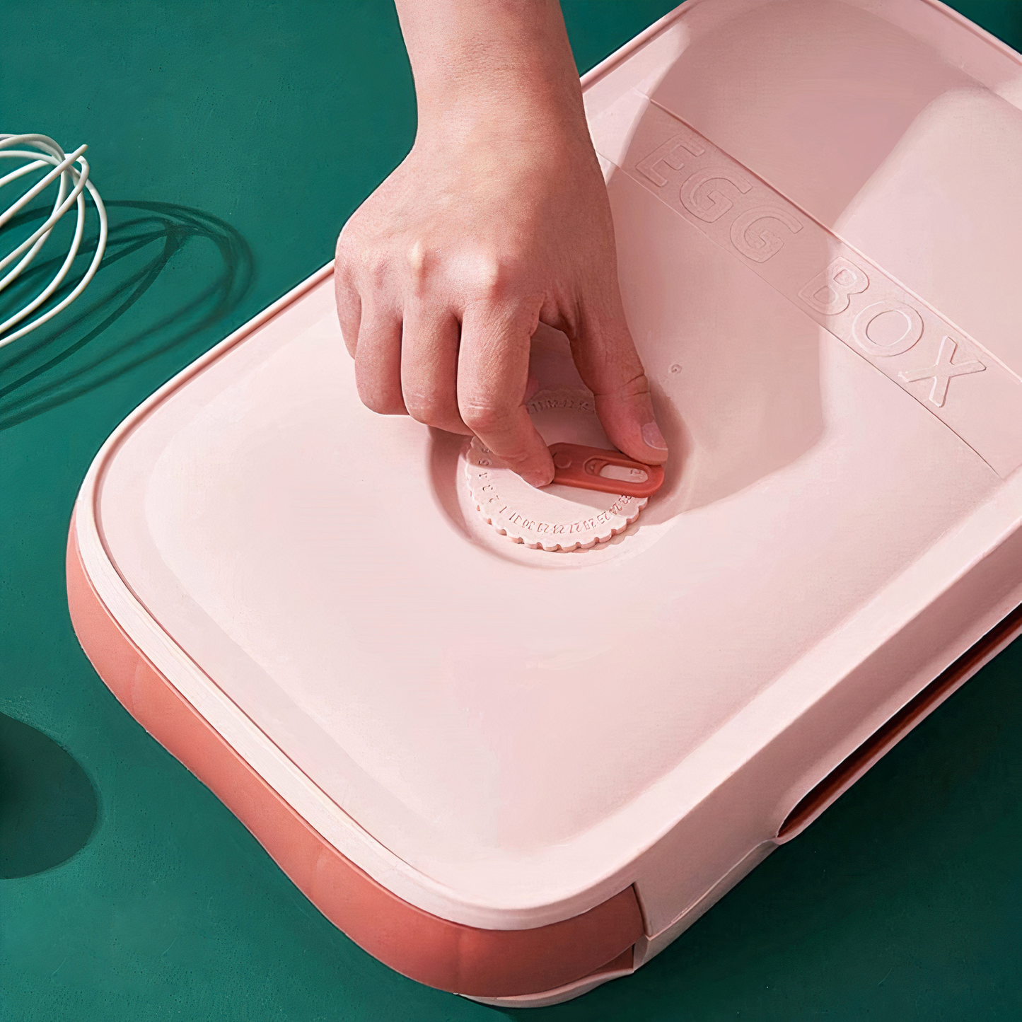 Automatic Rolling Egg Organizer for Refrigerator