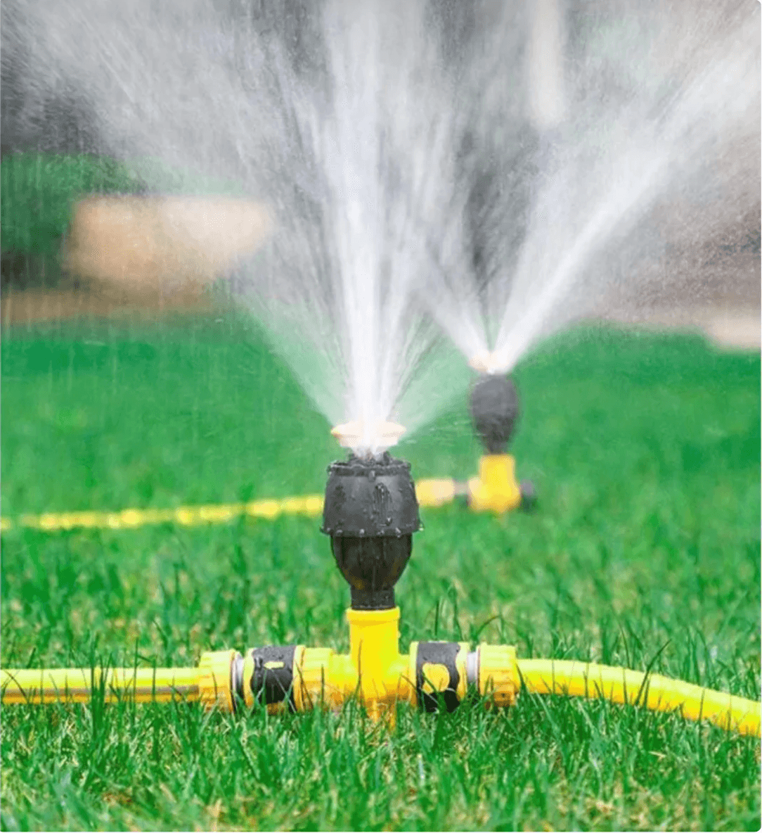 Automatic Rotating Garden Sprinkler Adjustable Lawn Water Sprayer
