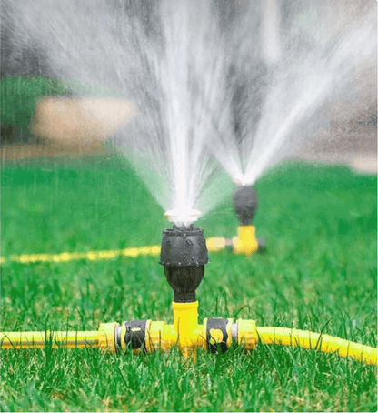 Automatic Rotating Garden Sprinkler Adjustable Lawn Water Sprayer