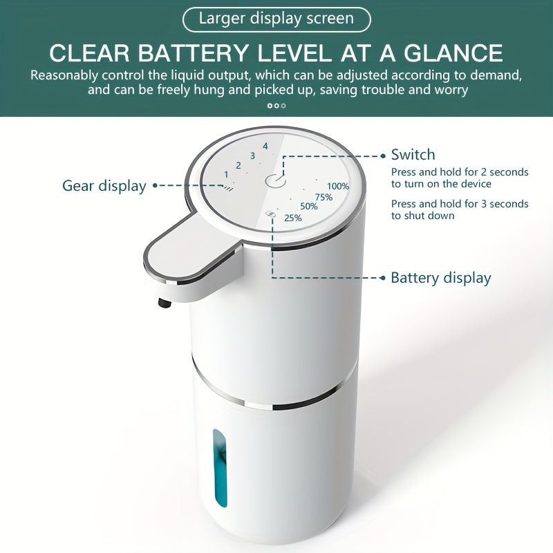 Automatic Soap Dispenser Touchless Sensor Wall Mount USB Rechargeable