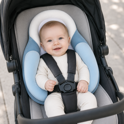 Baby Head and Neck Support Pillow for Stroller and Car Seat