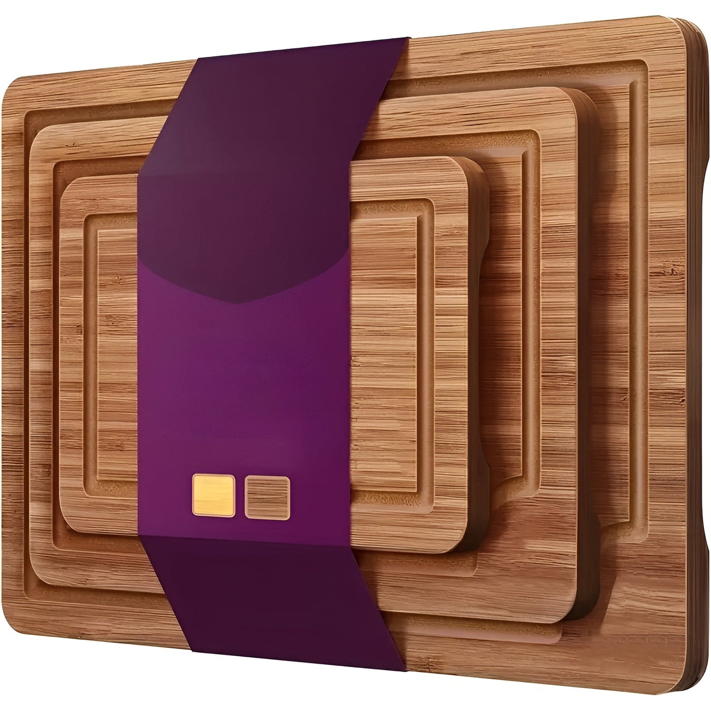 Bamboo Cutting Board Set 3 Piece Kitchen Chopping Boards