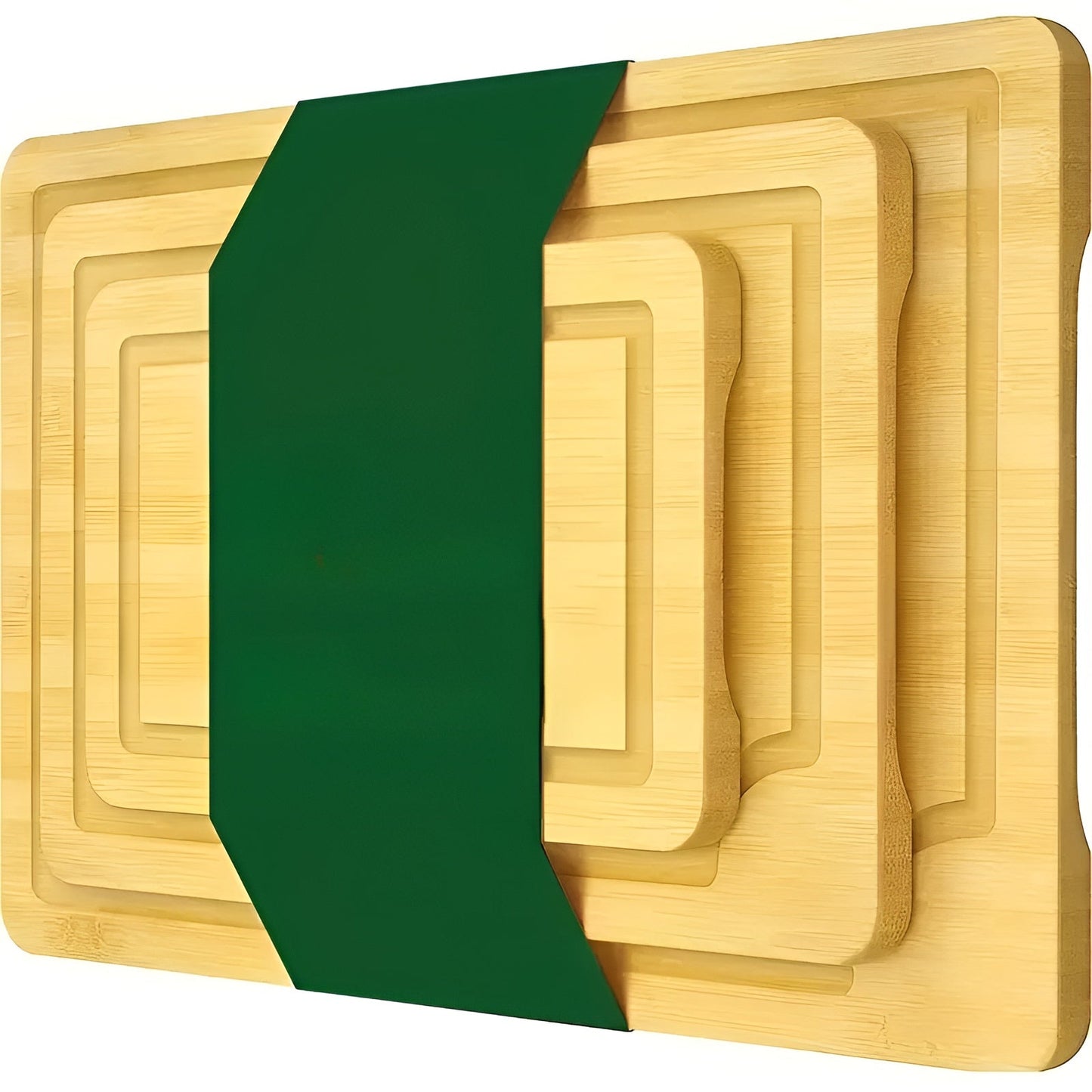 Bamboo Cutting Board Set 3 Piece Kitchen Chopping Boards