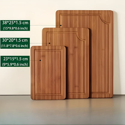 Bamboo Cutting Board Set 3 Piece Kitchen Chopping Boards