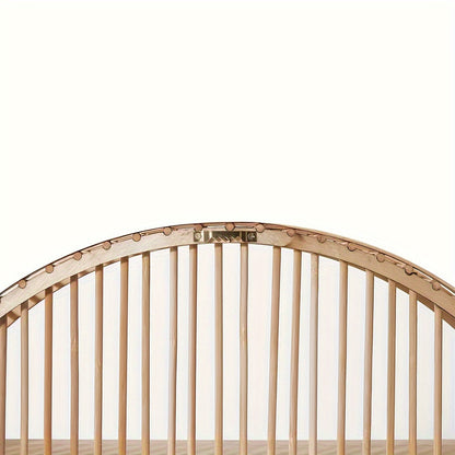 Bamboo Round Wall Shelf Handmade Storage Display Decor