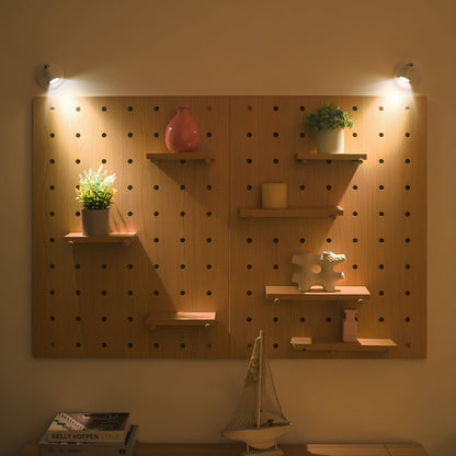 Battery Operated Wall Sconce Adjustable LED Spotlight Remote Control