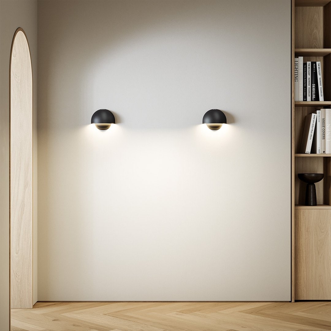 Battery Powered Motion Sensor LED Wall Light Warm White Indoor Lighting