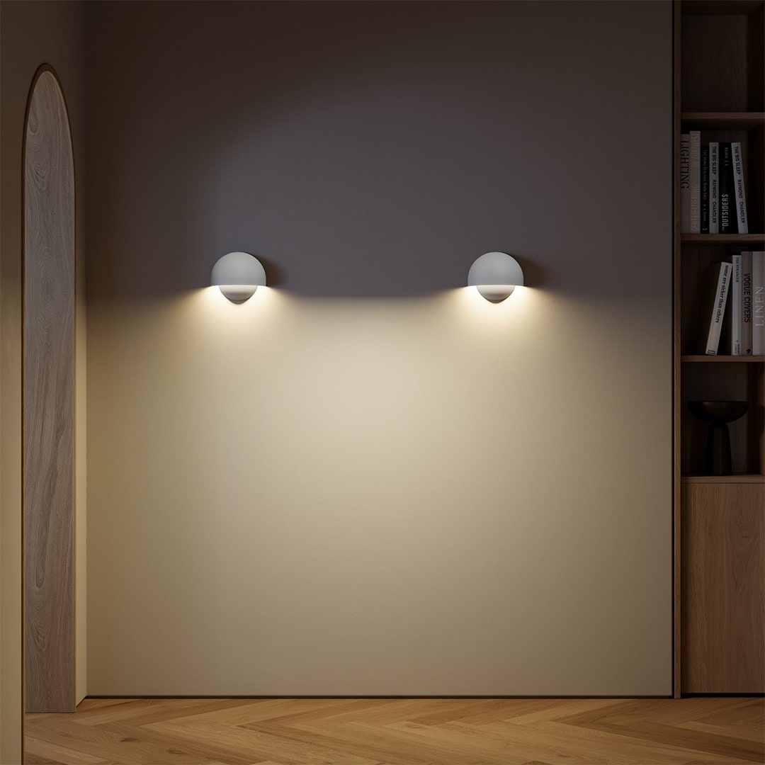 Battery Powered Motion Sensor LED Wall Light Warm White Indoor Lighting