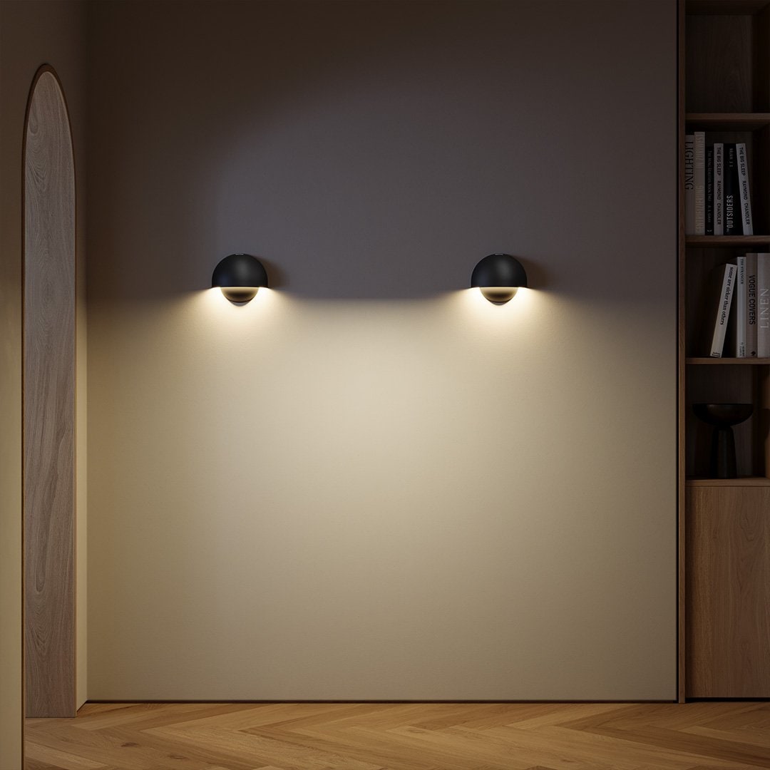 Battery Powered Motion Sensor LED Wall Light Warm White Indoor Lighting
