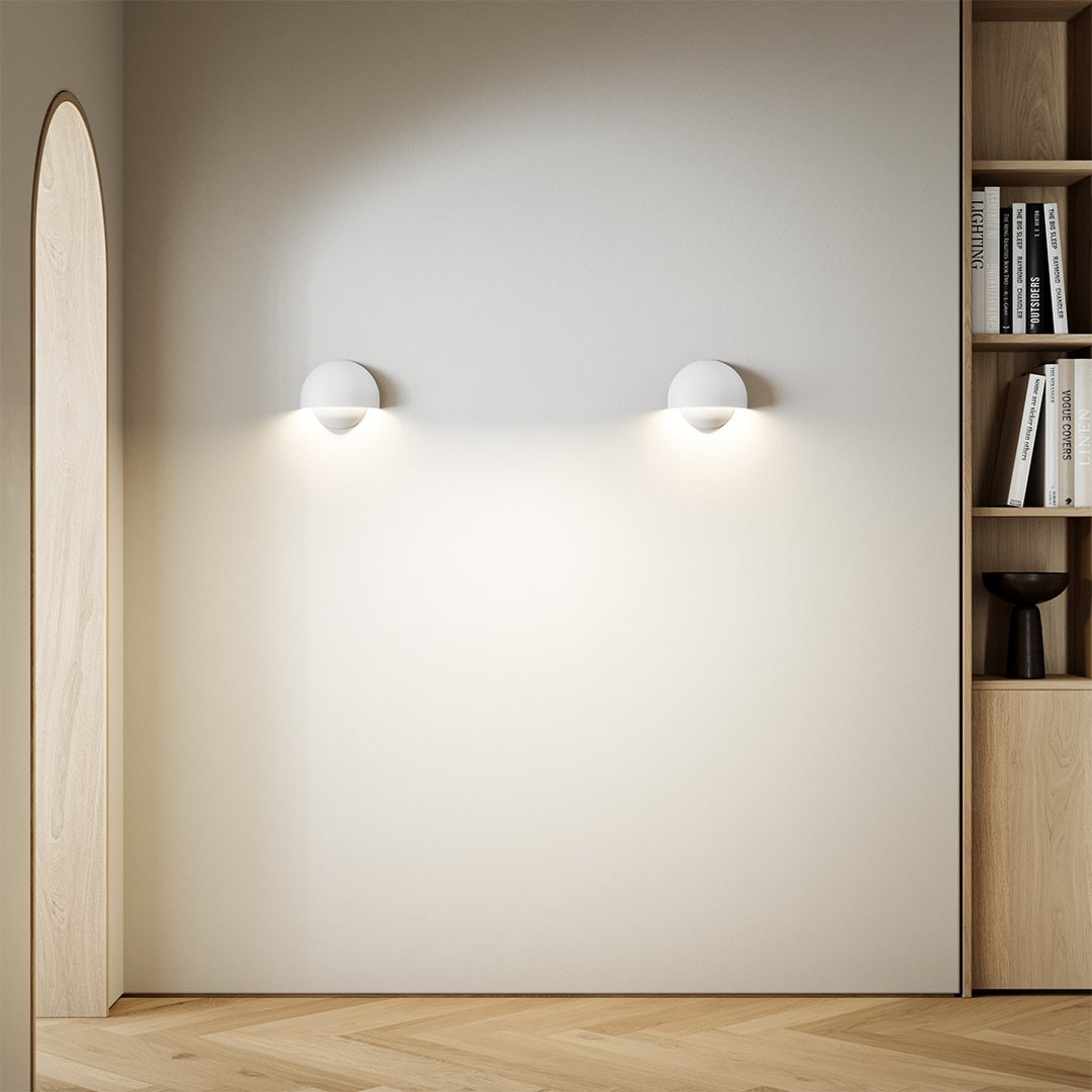 Battery Powered Motion Sensor LED Wall Light Warm White Indoor Lighting