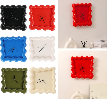 Biscuit Shape Wall Clock Modern Silent Decorative Clock