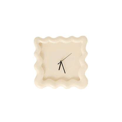 Biscuit Shape Wall Clock Modern Silent Decorative Clock