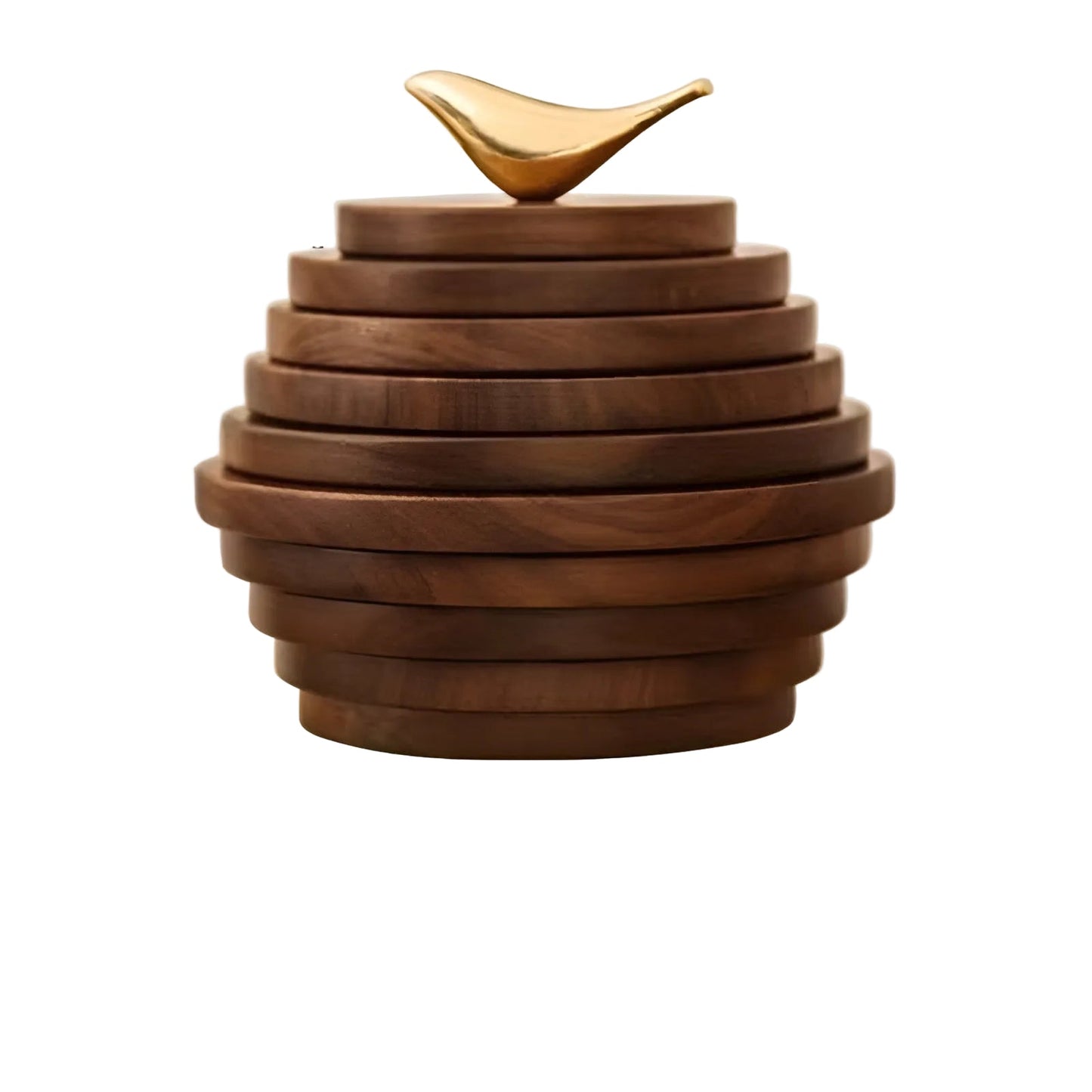 Black Walnut Wood Heat Resistant Table Coaster Mat