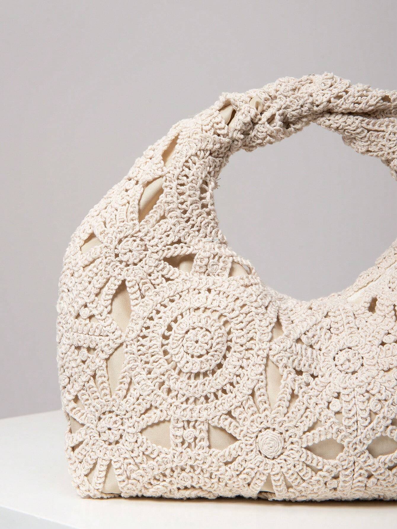 Bohemian Straw Handbag Woven Summer Beach Tote Bag