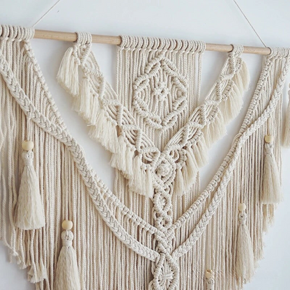 Boho Macrame Wall Hanging Scandinavian Woven Decor
