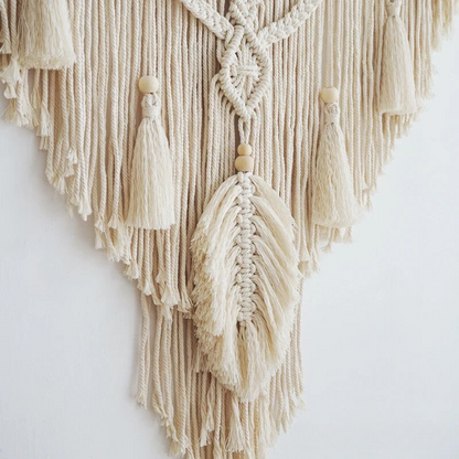 Boho Macrame Wall Hanging Scandinavian Woven Decor
