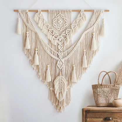 Boho Macrame Wall Hanging Scandinavian Woven Decor
