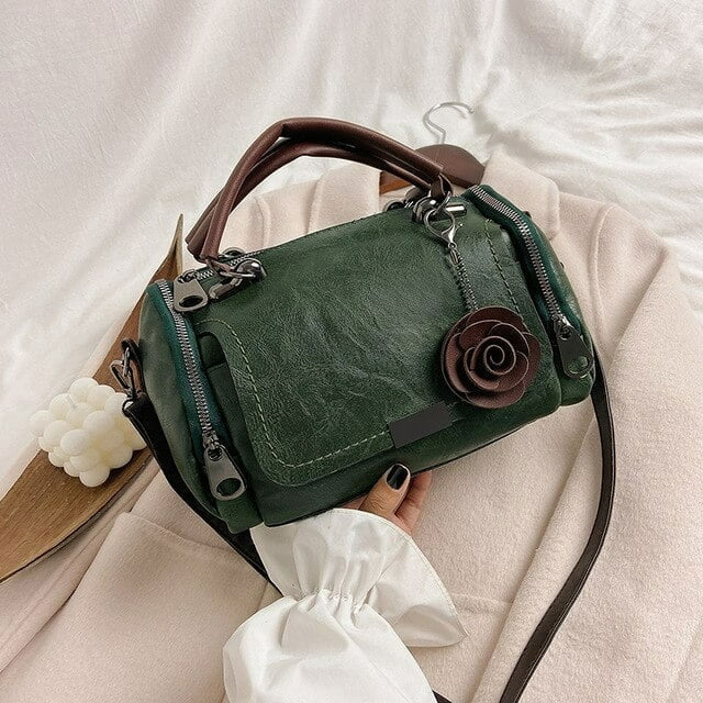 Boston Shoulder Bag Crossbody Handbag PU Leather Purse