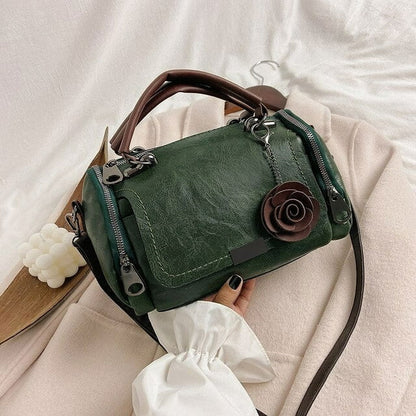 Boston Shoulder Bag Crossbody Handbag PU Leather Purse