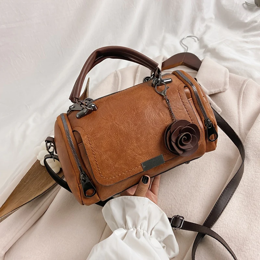 Boston Shoulder Bag Crossbody Handbag PU Leather Purse