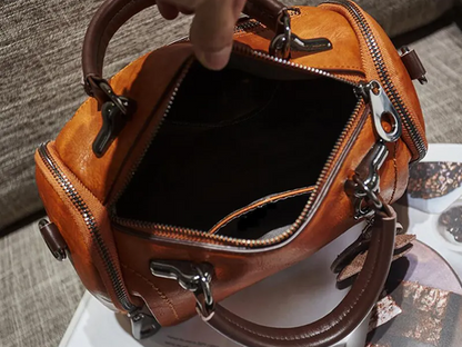 Boston Shoulder Bag Crossbody Handbag PU Leather Purse