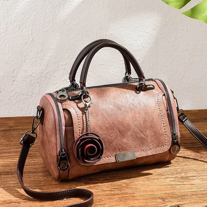 Boston Shoulder Bag Crossbody Handbag PU Leather Purse