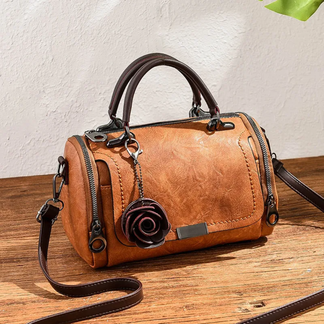 Boston Shoulder Bag Crossbody Handbag PU Leather Purse