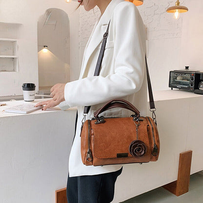 Boston Shoulder Bag Crossbody Handbag PU Leather Purse
