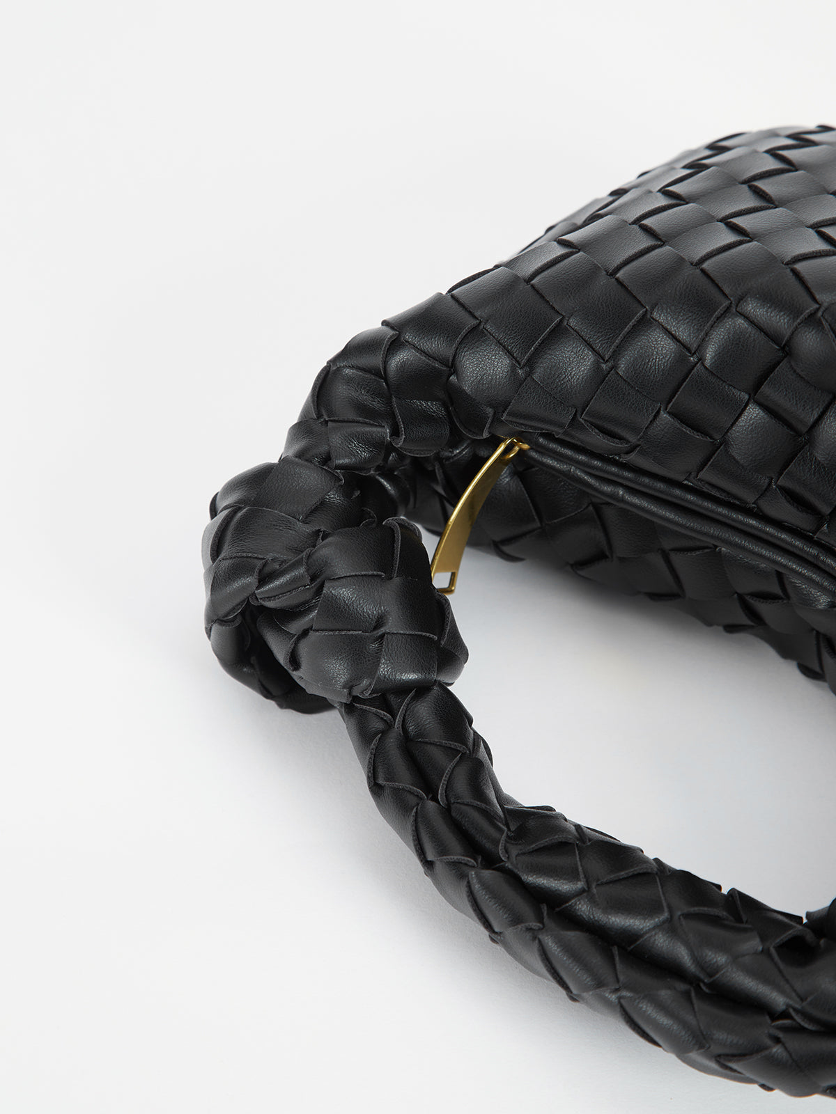 Braided Detail Handbag Chic Everyday Shoulder Tote