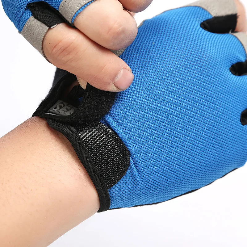 Breathable Anti Slip Cycling Gloves Fitness Training Grip