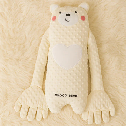 Breathing Sleep Teddy Bear Plush Rhythmic Motion Baby Comfort Toy