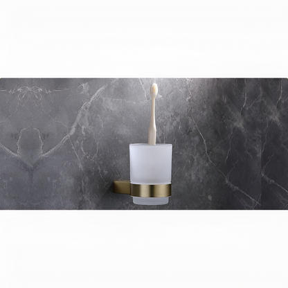 Brushed Gold Towel Rail Stainless Steel Wall Mounted Bathroom Rack