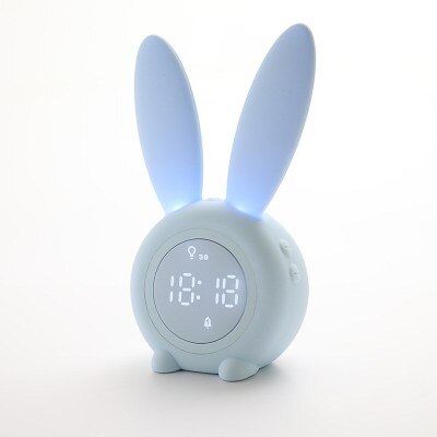 Bunny Kids Sleep Trainer Night Light & Alarm Clock