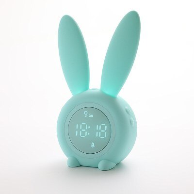 Bunny Kids Sleep Trainer Night Light & Alarm Clock