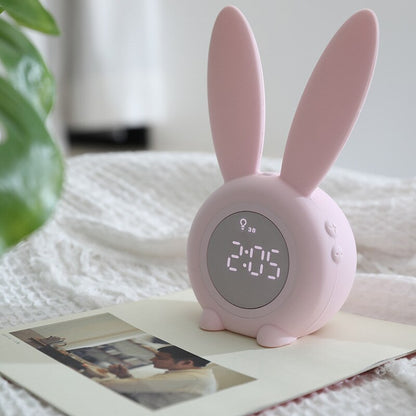 Bunny Kids Sleep Trainer Night Light & Alarm Clock