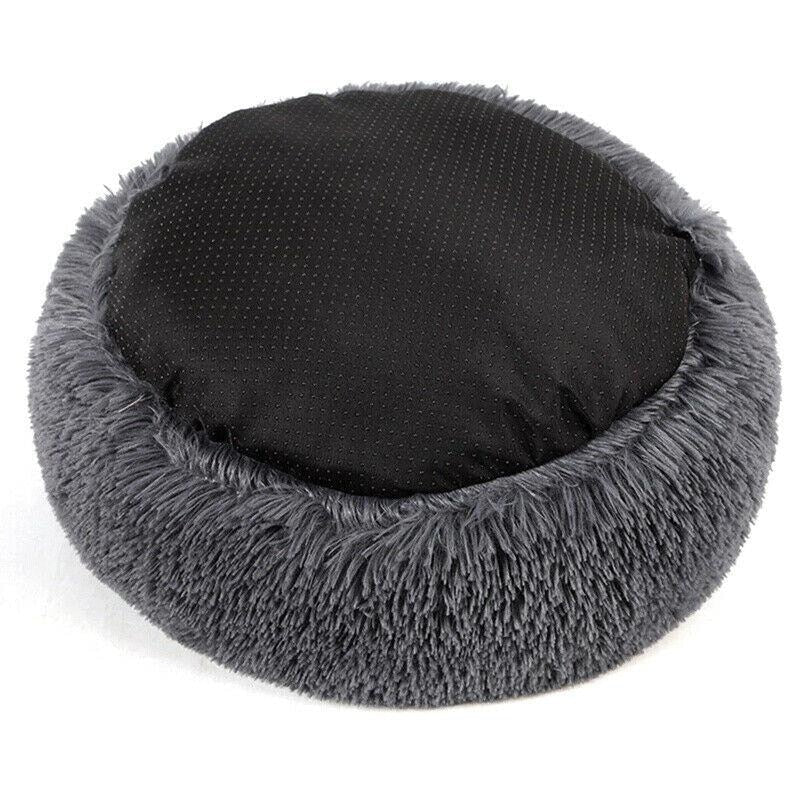 Calming Donut Dog Bed Plush Pet Cushion Nest