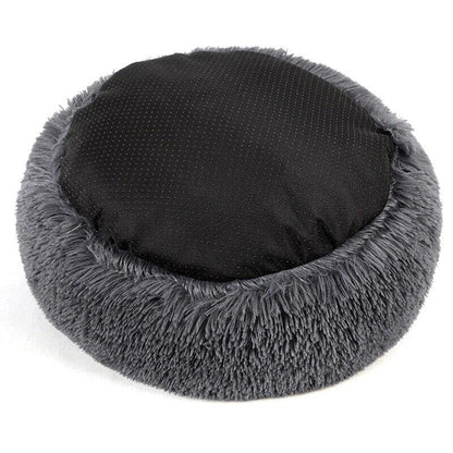 Calming Donut Dog Bed Plush Pet Cushion Nest