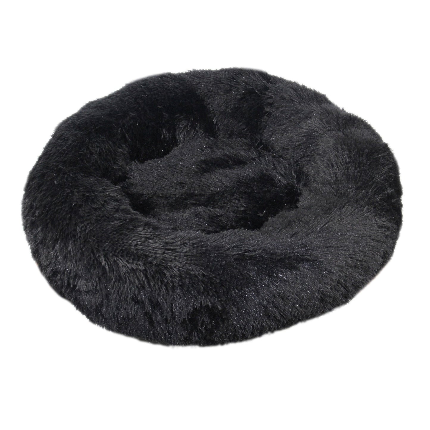 Calming Donut Dog Bed Plush Pet Cushion Nest